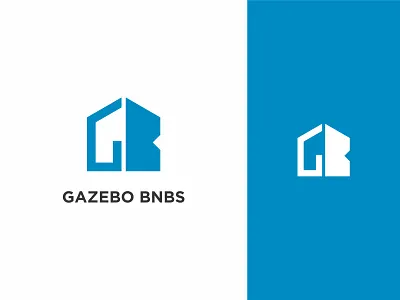 GB Letter Logo Design airbnb financial gb graphic design home house initial letter logo property real estate realty