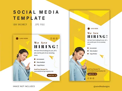 Job Vacancy | Instagram Template | Social Media Template Design design graphic design hiring post instagram post instagram template job job vacancy join us social media design social media template wearehiring