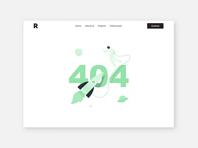 Daily UI - 404 Error Page 404 dailyui design error page illustration minimal ui ui design uiux ux ux design