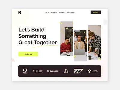 Daily UI - Landing Page dailyui design illustration minimal ui ui design uiux ux ux design