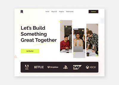 Daily UI - Landing Page dailyui design illustration minimal ui ui design uiux ux ux design
