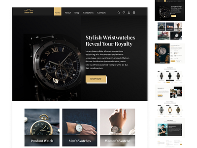 Watch website landing page clean creative design dribbble flatdesign homepagedesign landingpage modern productd professional ui uitrends ux watch