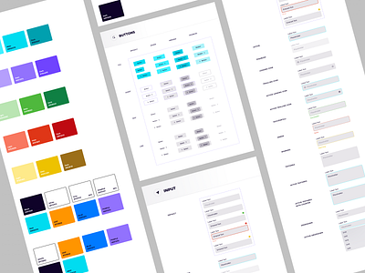 Nest Academy - Design System ( Light Version ) branding color coloring design design system form graphic design icon input light system typography typography system ui ux version