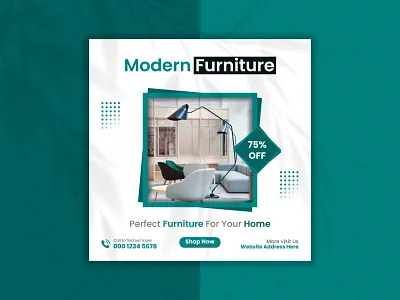 Modern Furniture Social Media Post Or Ads Banner ads banner advertising branding design discount facebook post feed banner furniture furniture post furniture social media post instagram banner instagram post offer online shopping product banner social media post social network square banner square flyer web banner