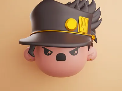 Cute Jotaro Kujo NFT jojos bizarre adventure jojosbizarreadventure jotaro kujo photoshop