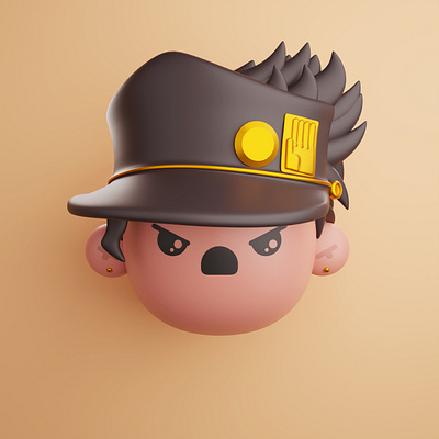 Cute Jotaro Kujo NFT jojos bizarre adventure jojosbizarreadventure jotaro kujo photoshop