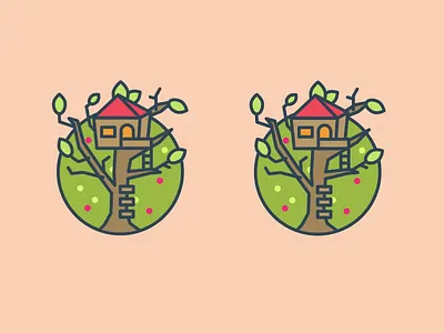 Tree house after effects animation design graphic design graphics icon illus illustration logo motion motion graphics ui