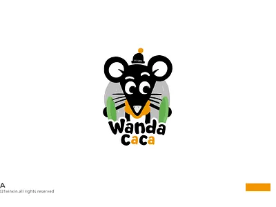 cartoon logo mouse branding design icon illustration ip logo vector 动物 卡通