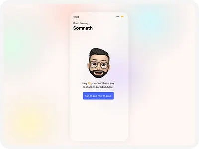 Homescreen Design agency app courses design flat illustration ui ux