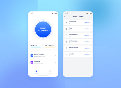 Cleaner ui