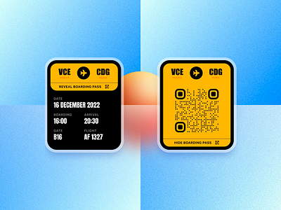 Simple Boarding Pass | Daily UI Challenge 024 (Boarding Pass) app apple watch boarding pass dailyui design flight graphic design passbook plane ticket travel ui vector wallet wearable