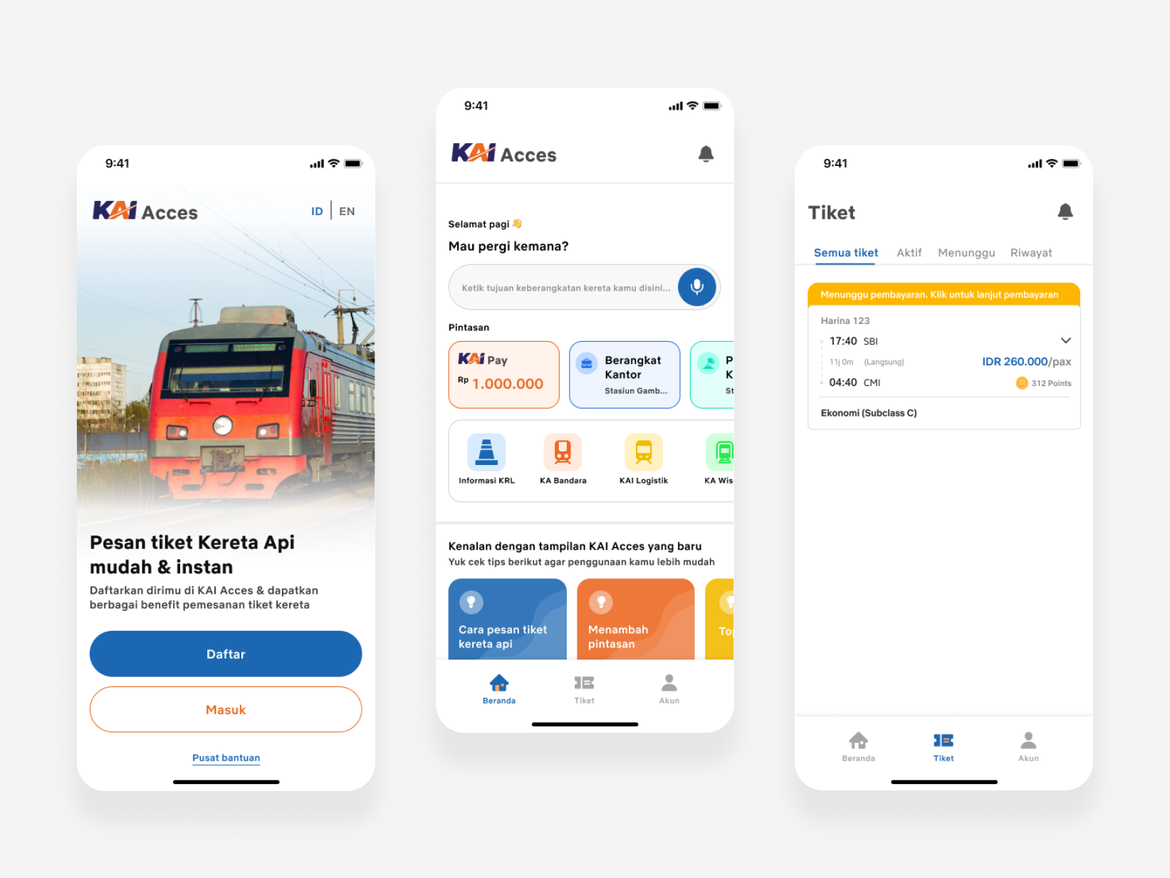 Example of Mobile App UI/UX Design