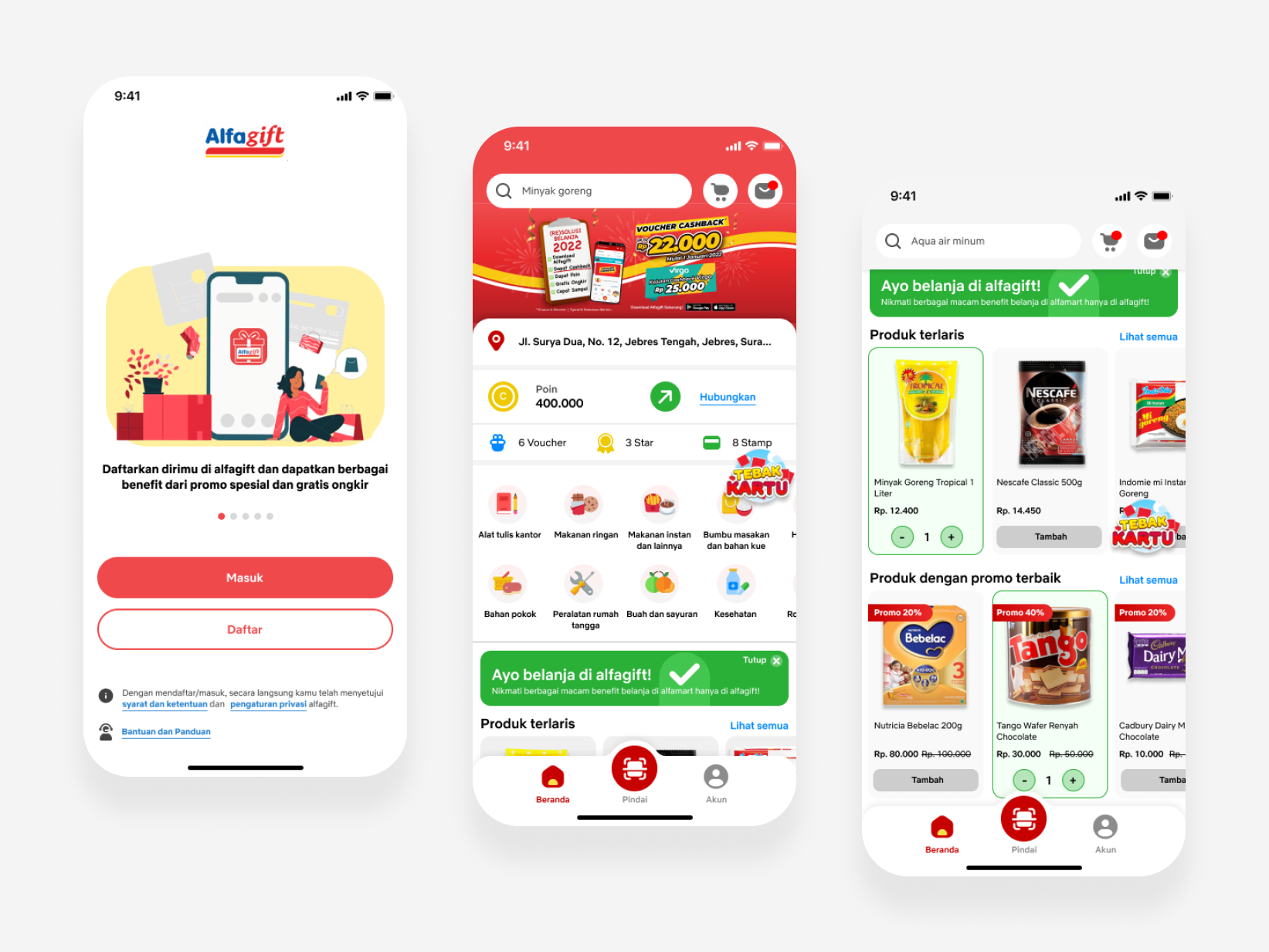 Example of Mobile App UI/UX Design