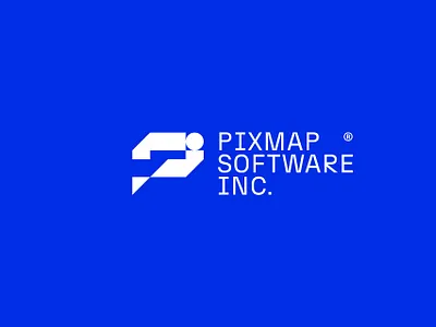 PIXMAP ® bold brand branding concept future icon illustrator lettermark logo logotype mark modern software symbol tech