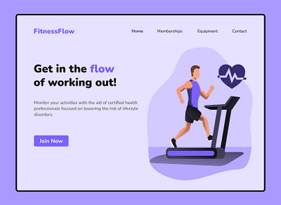 FitnessFlow design ui web design