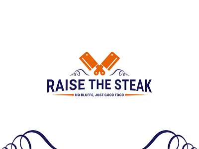 Raise the steak 🥩. graphic design icon illustration restaurant