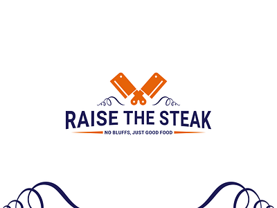 Raise the steak 🥩. graphic design icon illustration restaurant