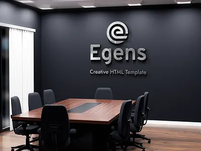 Egens logo experiment agency business company creative design html