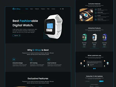 E-commerce Landing Page design e commerce e commerce landing page e commerce website ecommerce ecommerce app ecommerce landing page ecommerce website landing page landing page design mobile app online shop online store product design ui ui design ux ux design website website design