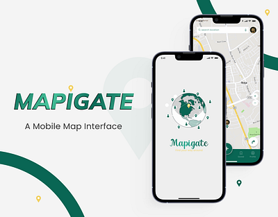 Mapigate - Mobile Map Application appdesign casestudy design figma figmadesign ios map uidesign uiux uiuxdesign uxdesign