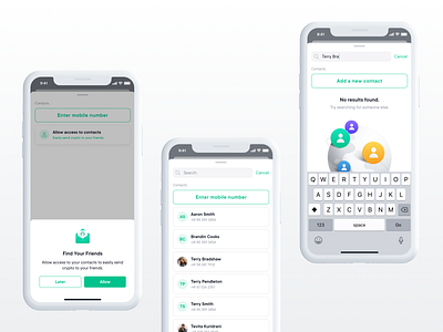 Find Your Friends 😊 allow access android banking bitcoin contact list contacts crypto empty search fintech friends investment ios metaverse mobile mobile app nft search send share transfer