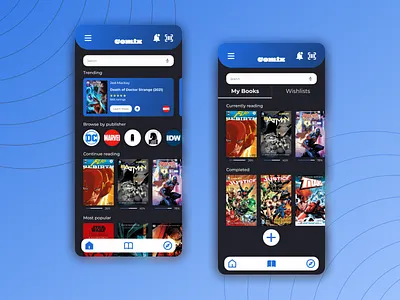 Comix adobe adobe xd app batman branding comicbook dc design figma illustration logo marvel photoshop spiderman typography ui ux vector