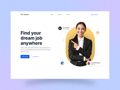 💼 Job Website Concept design ui uidesign web design