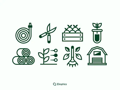 Farming Icon Set branding design icons iconsset ui vector