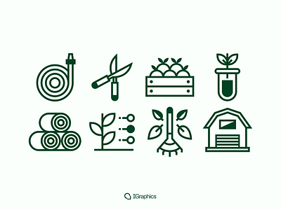 Farming Icon Set branding design icons iconsset ui vector