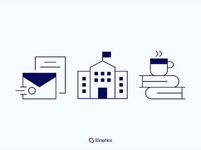 Education Icons branding design icons iconsset ui vector