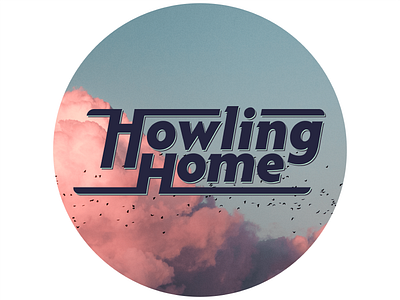 Howling Home (Light) adobe album art branding design folk graphic design illustrator indie logo music