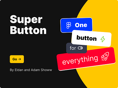 Super Button Guide// Figma community file autolayout button figma product