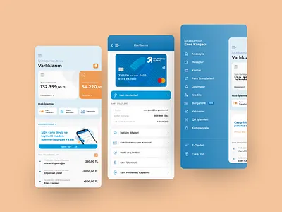 Burgan Bank Turkey - Digital Banking bank banking figma finance fintech mobile ui ux