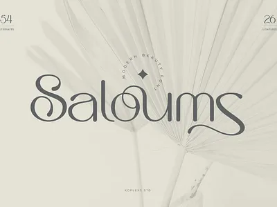 Saloums - Modern Serif Font beauty best fonts display elegant fonts handwritten modern modern fonts playfull preppy fonts serif fonts typeface
