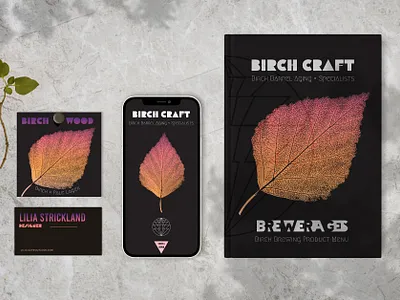 Birch Craft | Business Marketing | Branding alcohol barrel beer birch branding business card craft design graphic design illustration logo minimal print typography ui ux vector wine wood