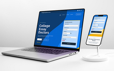 College Essay Doctors design freelance design mockup webdesign website wordpress wordpress design