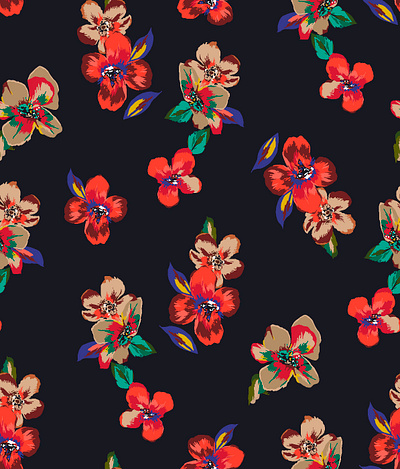 Estampado Azucena Negra