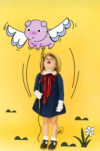 Cerdoglobo design fotoilustracion graphic design illustration