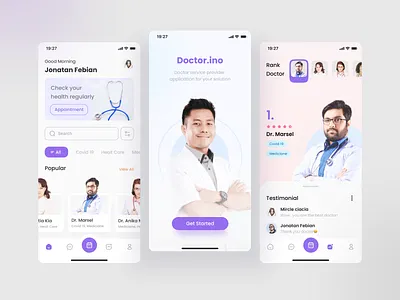 Doctor.Ino Mobile branding design dribbble illustration logo mobile app nft ui uidesign ux