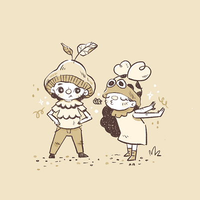 Couple - Chuu couple cute illustration love partner
