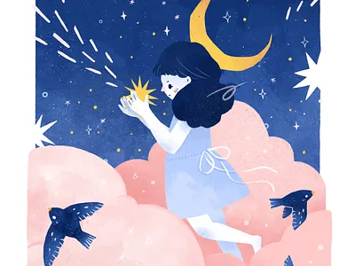 Give Us Some Hopes cute hope illustration star