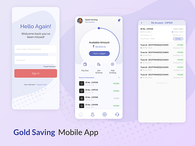 Bridewell Gold Fund branding crazee adil design mobile mobileapp mohamed adil ux uxdesign