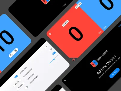 Application Digital Scoreboard android app branding design flutter flutterdevelopment ios mobile design score scoreboard sport ui uiux