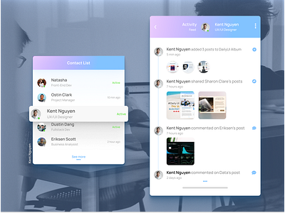 #DailyUI Day 47: Activity Feed graphic design ui ux