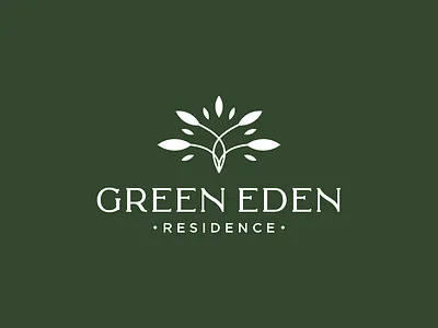 GREEN EDEN RESIDENCE 3d branding design graphic design illustration logo logo design motion graphics ui vector