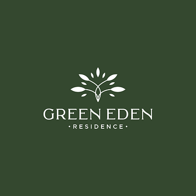 GREEN EDEN RESIDENCE 3d branding design graphic design illustration logo logo design motion graphics ui vector