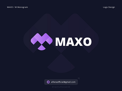 Maxo Blockchain Logo Design a b c d e f g h i j k l m blockchain brand identity branding crypto currency finance fintech illustration logo logo design logo identity logotype modern logo n o p q r s t u v w x y x nft print software tech typography