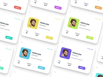 User card card design card web design ui ui design uiux ux ux design web design