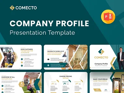 Comecto – Company Profile PowerPoint Presentation Template business comecto company profile creative design graphic design illustration infographic powerpoint powerpoint template presentation