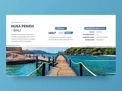 Nusa Penida - Bali business creative design illustration infographic powerpoint powerpoint template presentation